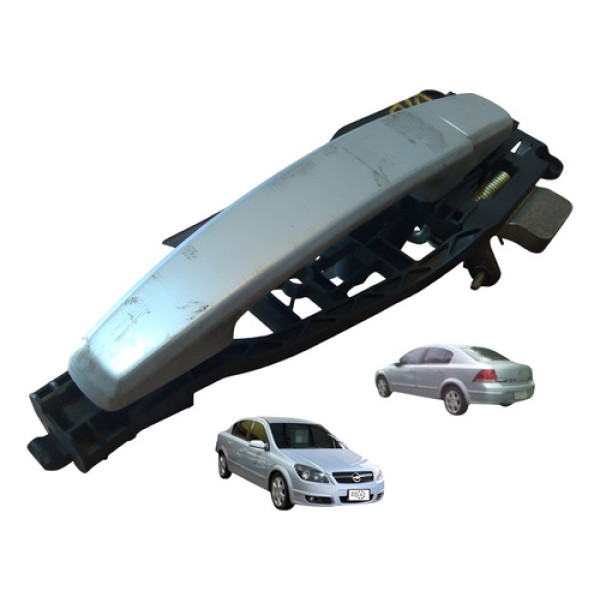 Maçaneta Externa Dianteiro Direito Gm Vectra Sedan 2006 2011 - Prata - Dianteira