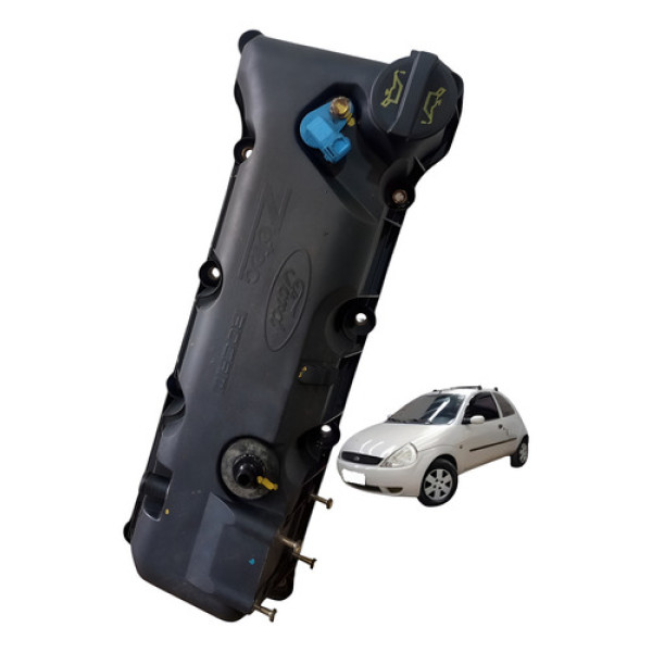 Tampa Comando Válvula Zetec Rocam Ford Ka Gl 1.0 8v 03 A 07 Preto