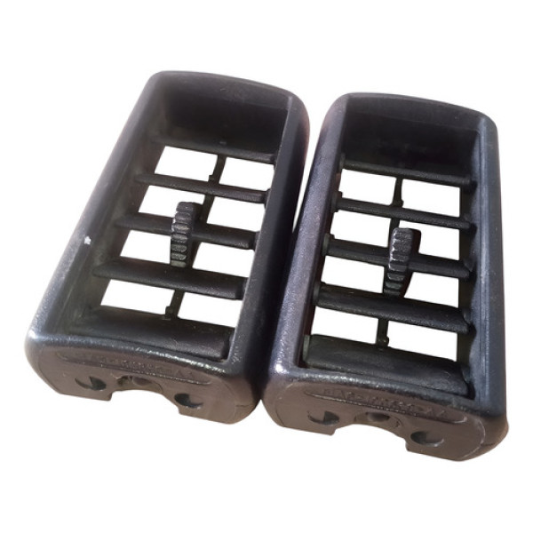 Par Tela Grade Difusor Ar Central Ford Escort Xr3 1984 1986