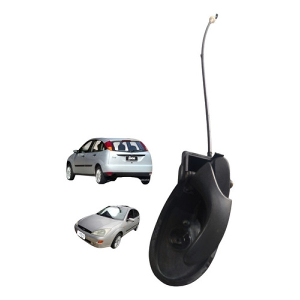 Maçaneta Interna Traseira Direita Ford Focus Hatch 2001 2008 Preto Traseira