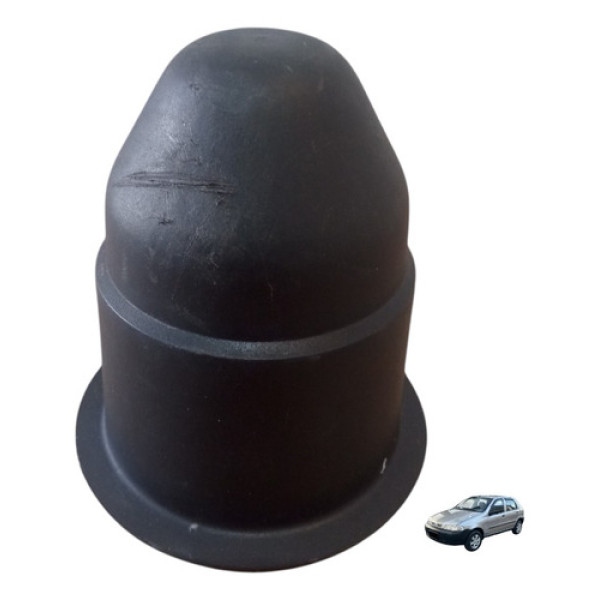 Tampa Amortecedor Traseiro Fiat Palio Uno 2000 2006 Preto