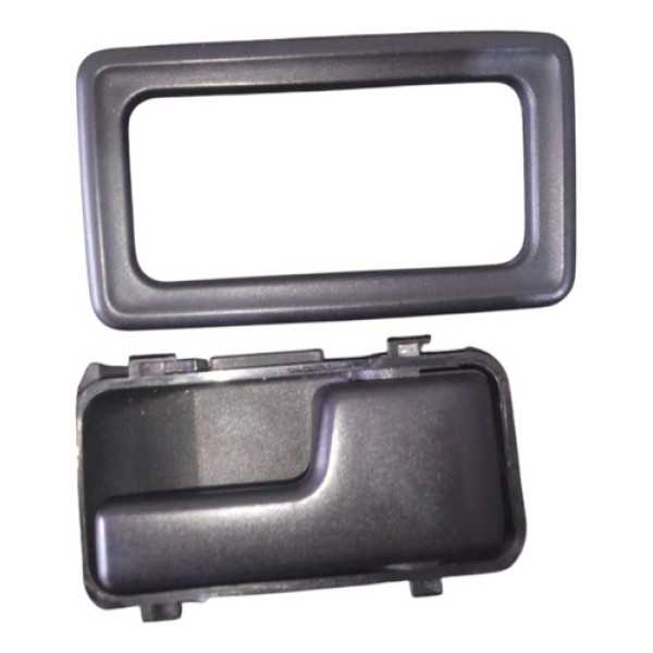 Maçaneta Interna Dianteiro Direito Fiorino Uno 1984 A 2013 Preto Dianteira