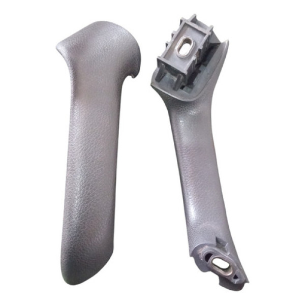 Puxador Interno Porta Dianteira Esquerda Renault Clio 97 99 Cinza-escuro