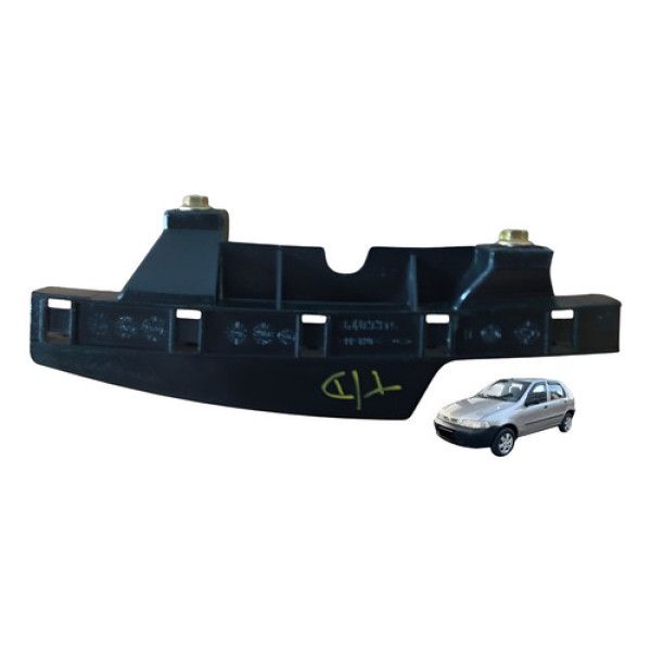 Guia Vidro Suporte Traseiro Direito Fiat Palio 1.0 1996 2006 Preto