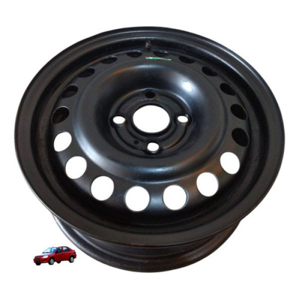 Roda Ferro Aro 14 4 Furos Gm Prisma Maxx 1.4 8v 2010 2011 Preto