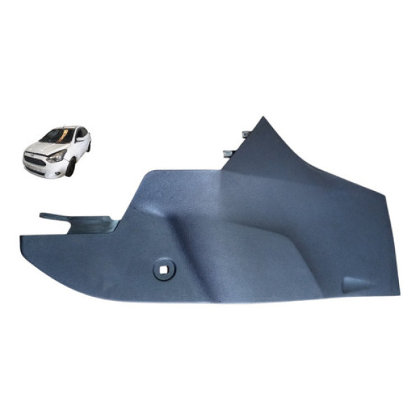 Acabamento Console Lado Esquerdo Ford Ka 2015 2021 Original Cinza-escuro