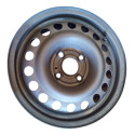 Par Roda De Ferro Aro 14 Preta Gm Chevrolet Corsa Pick Up Preto