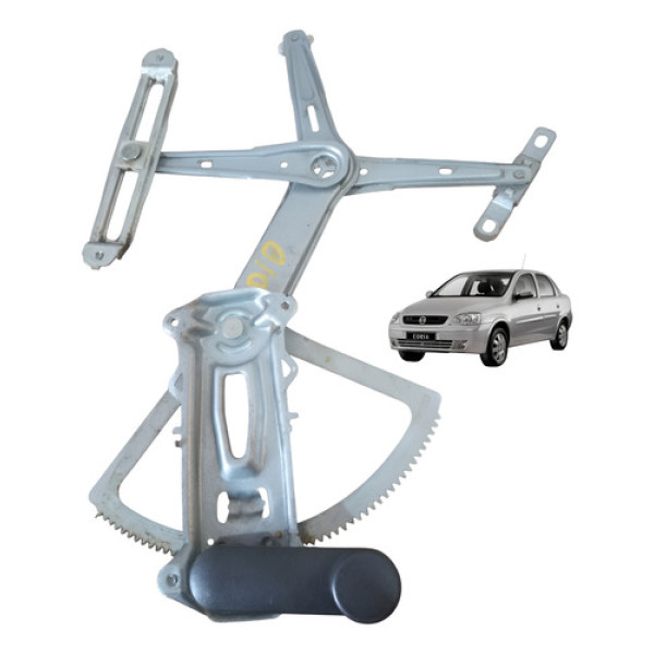 Maquina Vidro Manual Dianteiro Direito Gm Corsa Sedan 03 12