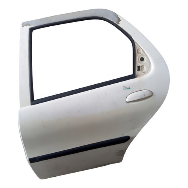 Porta Traseira Fechadura Fiat Palio Ex 4portas 2002 Dianteira Esquerdo Branco