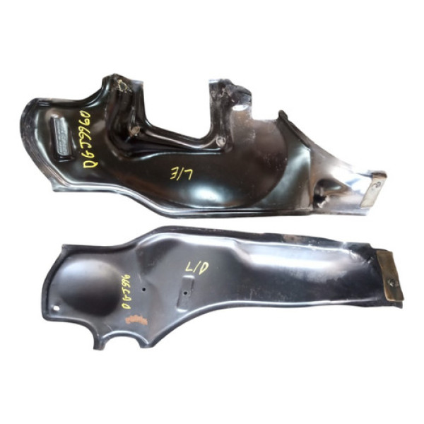 Par Chapa Proteção Corta Fogo Direito Esquerdo Fiat Uno 2004