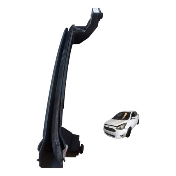 Guia Vidro Porta Traseira Esquerda Ford Ka Hatch 2014 A 2020 Preto