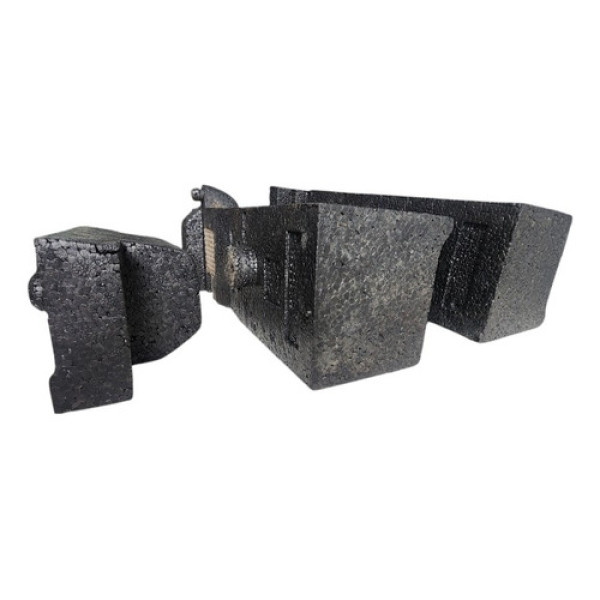 Absorvedor Impacto  Para Choque Traseiro Siena 2008 2009 Kit