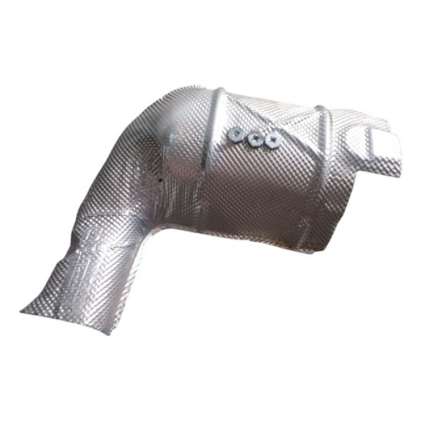 Defletor Térmico Escapamento Traseiro Ford Ka 1.0 2008 2013 Prata