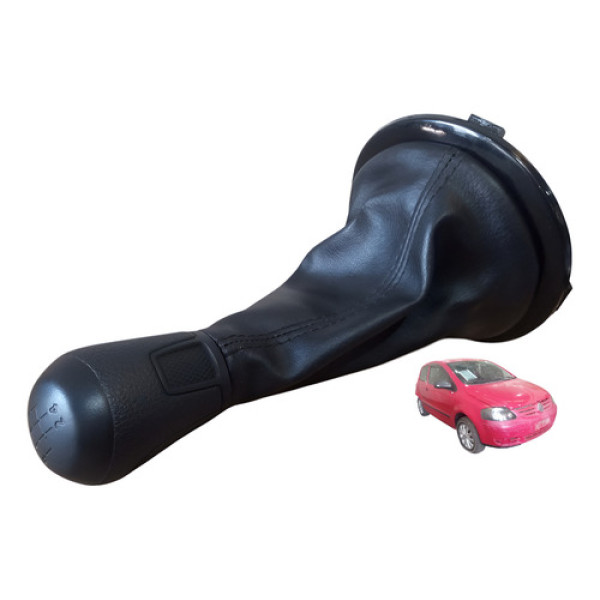 Manopla Coifa Câmbio Manual Vw Fox 1.0 2005 A 2009