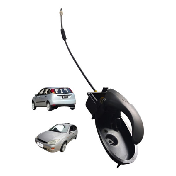 Maçaneta Interna Dianteira Direita Ford Focus Hatch 01 08 Preto Dianteira