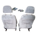 Jogo Banco Dianteiro Traseiro Gm Vectra Sedan Elegance 06 11 Cinza Claro