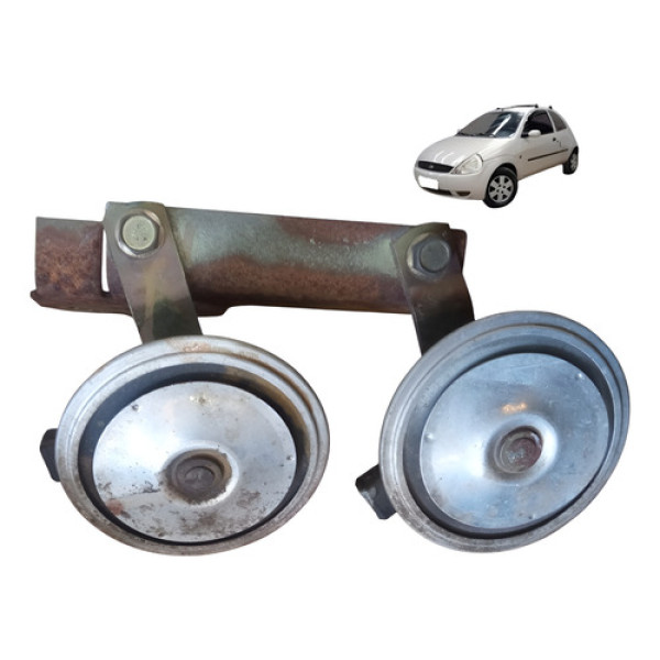 Buzina Dupla Ford Ka Gl Fiesta 1.0 2003 A 2007 Original