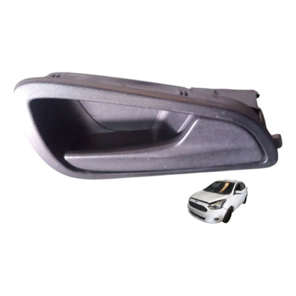 Maçaneta Interna Dianteiro Direito Ford Ka 2015 A 2021 - Preto - Dianteira