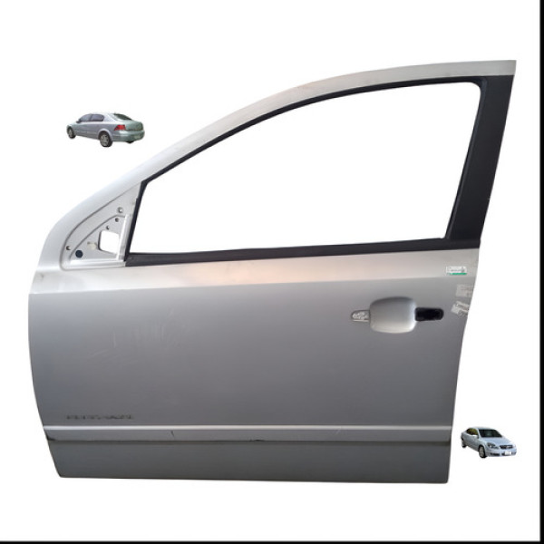Porta Dianteira Esquerda Gm Vectra Sedan Elegance 06 11 Prata Esquerdo Dianteira