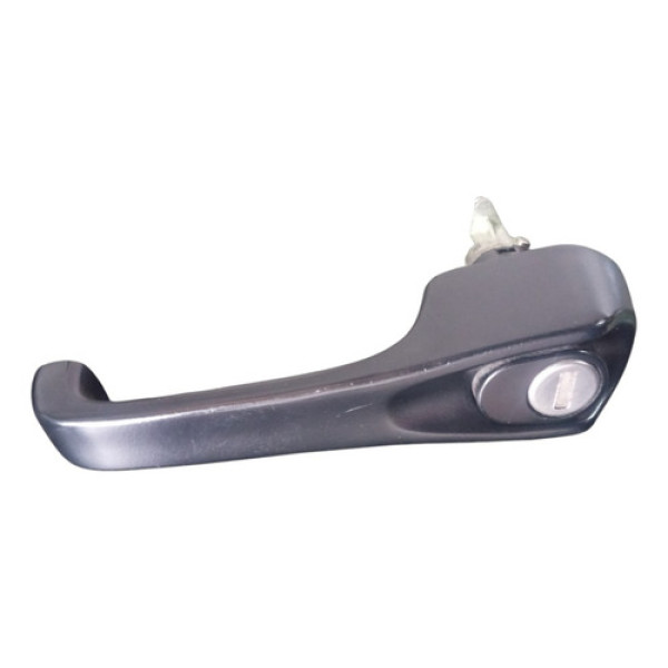 Maçaneta Externa Porta Esquerda Motorista Fiat Fiorino 2011 Preto Dianteira