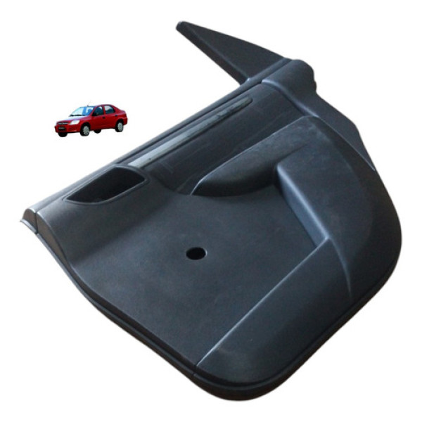 Forro Porta Traseiro Esquerdo Gm Prisma Maxx 1.4 8v 07 12 Cinza-escuro