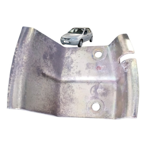 Suporte Fixação Maçaneta Dianteiro Esquerdo Gm Celta 4p 2004 - Dourado