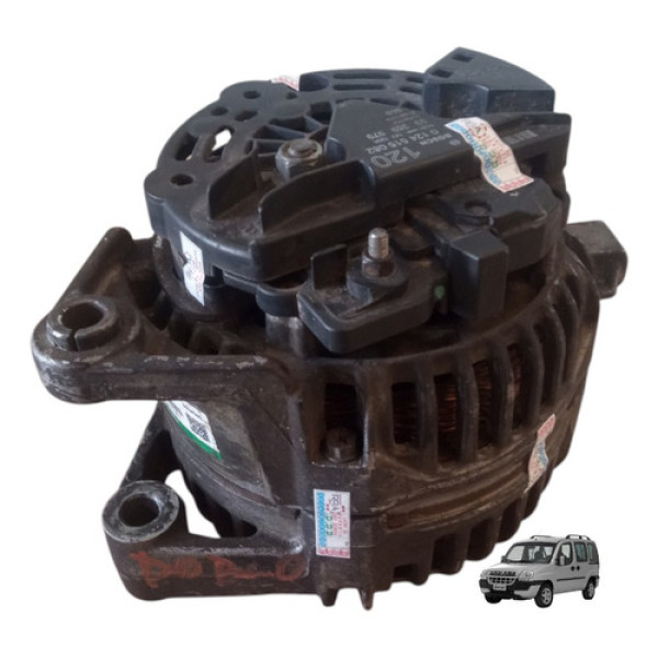Alternador 120a 14v Com Ar Fiat Doblo Elx 1.8 2004 2009