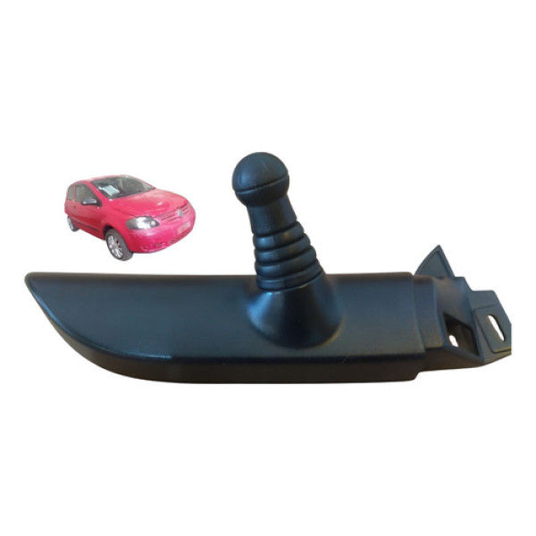 Moldura Interna Retrovisor Direito Vw Fox 2p 2005 2009 Preto