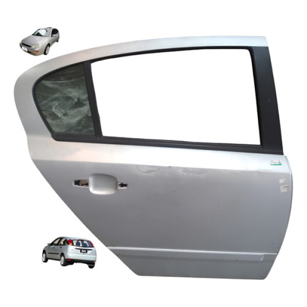 Porta Traseira Direita Gm Vectra Sedan Elegance 2006 2011 Traseira Direito Prata