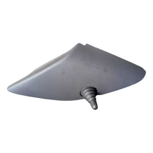 Moldura Interna Retrovisor Manual Esquerdo Ford Ka 2008 2013 Cinza-escuro