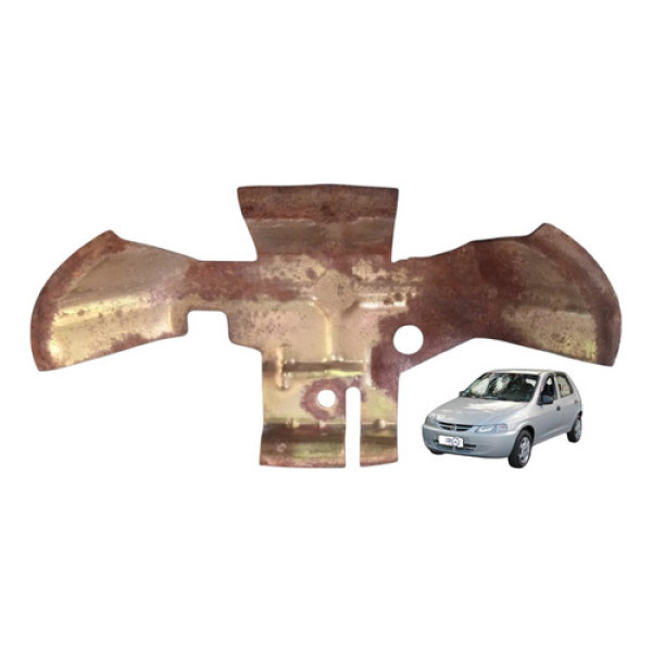 Suporte Fixação Maçaneta Traseiro Esquerdo Gm Celta 4p 2004 Dourado