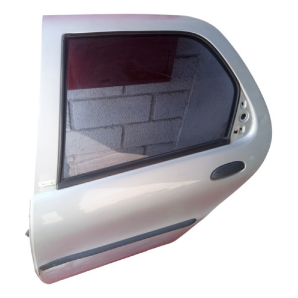 Porta Traseira Esquerda Lataria Palio 4p Chinesinho 2006 07 Traseira Esquerdo Prata