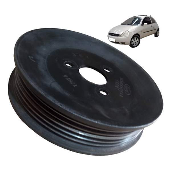 Polia Bomba Água 1.0 Ford Ka Gl Zetec Rocam 2003 A 2007