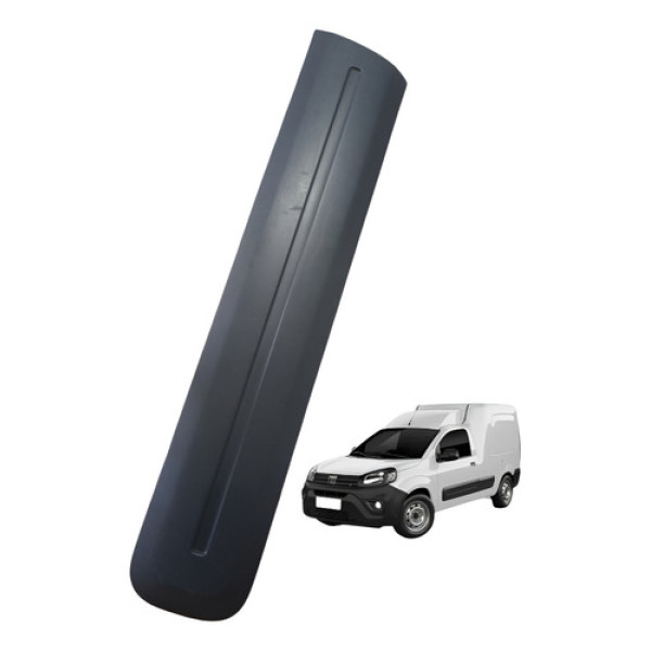 Moldura Friso Porta Dianteira Esquerda Fiorino Evo 2014 2020 Cinza-escuro