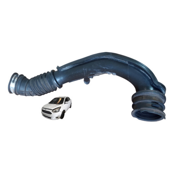 Mangueira Caixa Filtro Ar 1.0 3cc Ford Ka Se 2015 A 2021 Preto