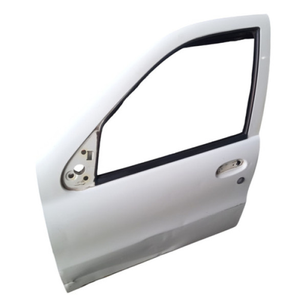 Porta Dianteira Esq Só Lata Palio 4p 2005 C/limitador Miolo - Dianteira - Esquerdo - Branco