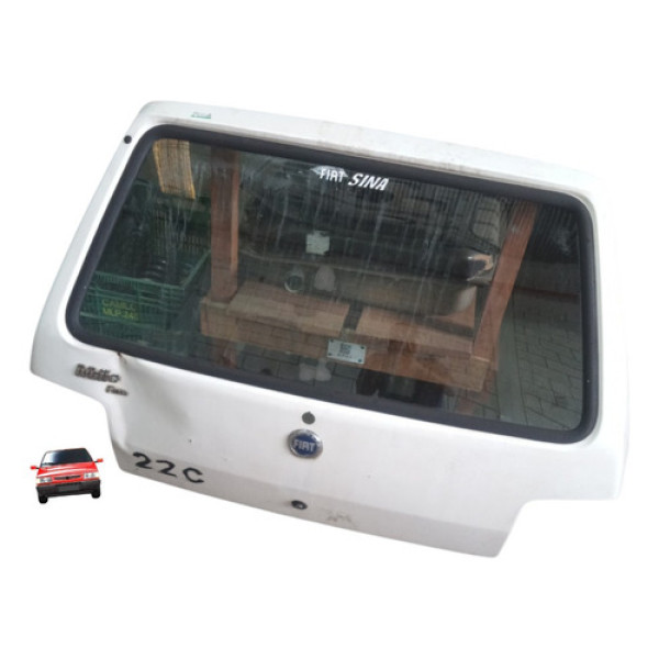 Tampa Traseira Porta Malas Fiat Uno 1.0 Chinês 2portas 2003 Branco