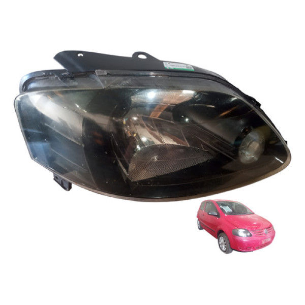 Farol Direito Vw Fox 2 Portas 1.0 8v 2005 2009 Genérico - Direito/passageiro