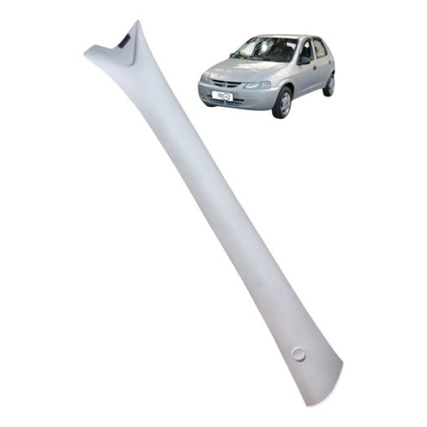 Moldura Coluna Parabrisa Direito Cinza Macaw Gm Celta 01 05