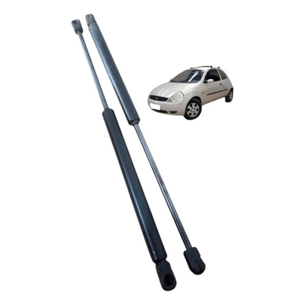 Par Amortecedor Tampa Traseira Ford Ka Gl Hatch 2003 A 2007