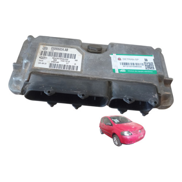 Modulo Injeção 1.0 8v Total Flex Vw Fox Ea111 2005 A 2009