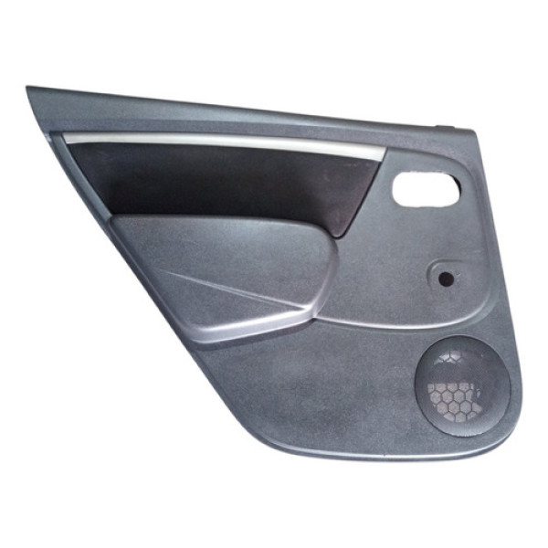 Forro Porta Traseiro Esquerdo Renault Sandero 2007 A 2013 Cinza-escuro