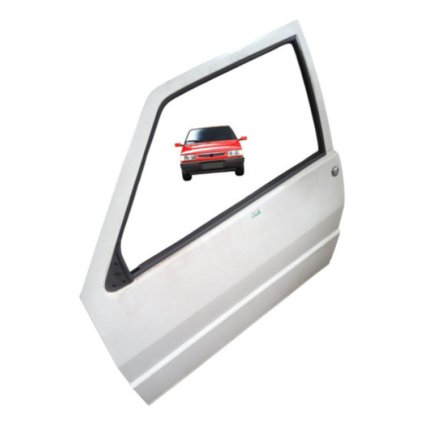 Porta Dianteira Esquerda Fiat Uno Duas Porta Pit Bul 2003 Dianteira Esquerdo Motorista Branco