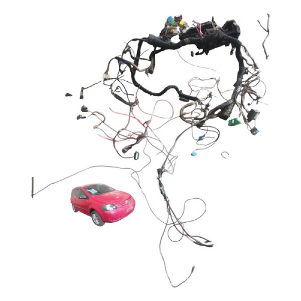 Chicote Interno Carroceria Vw Fox Sem Ar 1.0 Ea111 2003 2009