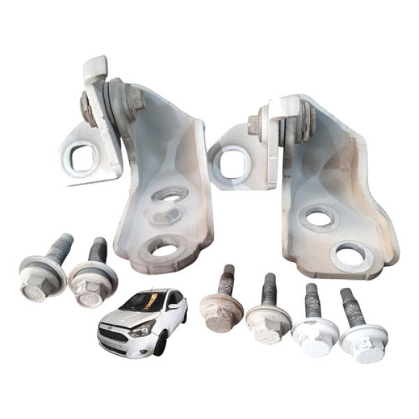 Par Dobradiça Porta Dianteira Esquerda Ford Ka Hatch 15 A 20