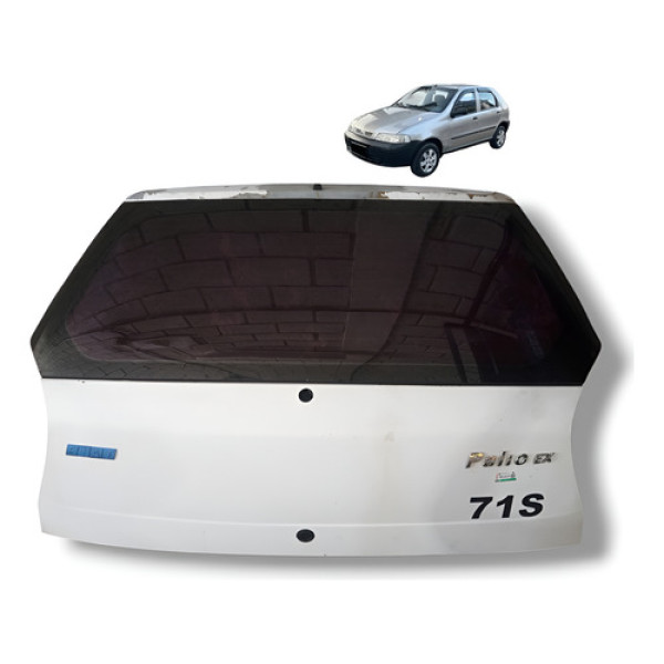 Tampa Traseira Porta Malas Branca Fiat Palio Chinesinho 2002 Branco