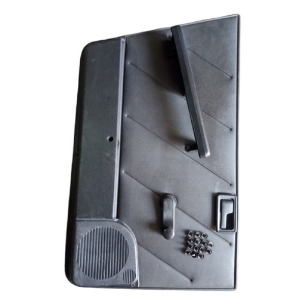 Forro Porta Esquerda Semi Completo Com Pinos Fiorino 2006 Cinza-escuro