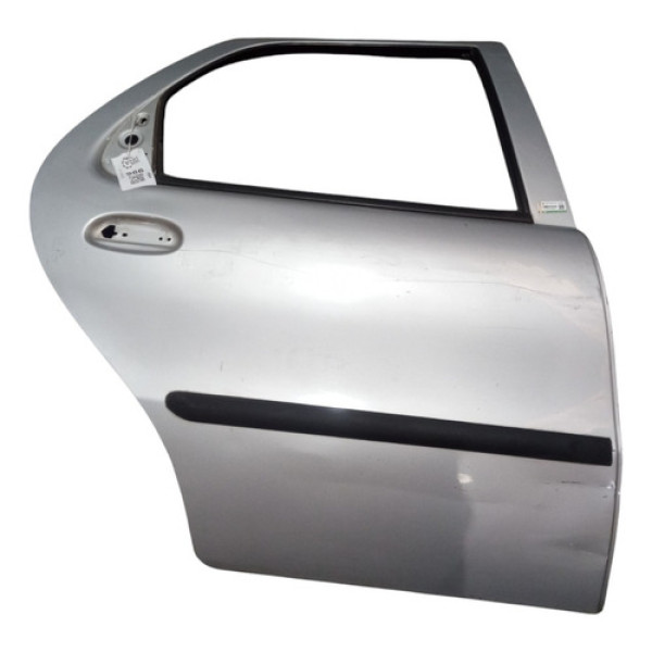 Porta Traseira Direita Lataria Palio 4p Chinesinho 2006 2007 Traseira Direito Prata