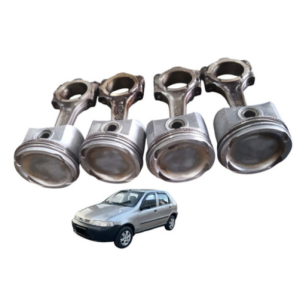 Pistão Biela 0,40 1.0 16v 70cv Gasolina Palio Fire Ex 2002