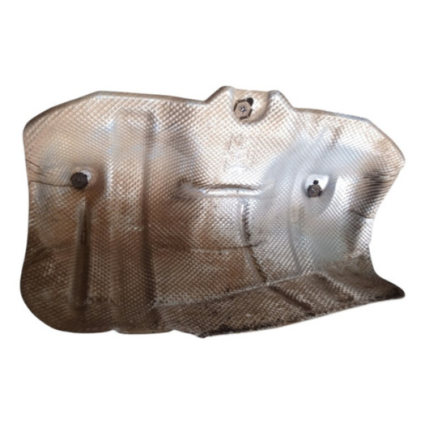 Defletor Calor Escape Presilha Renault Sandero 1.0 16v 07 14 Prateado